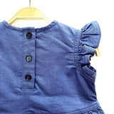 Ruffle Top Dress Bright Navy Blue-3